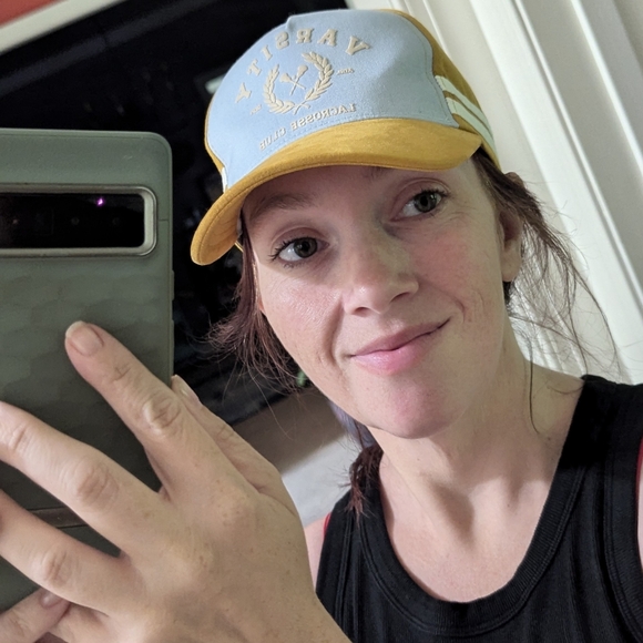 🧢 2/$20🧢 Suede Varsity Lacrosse Club Baseball Hat - Picture 6 of 6